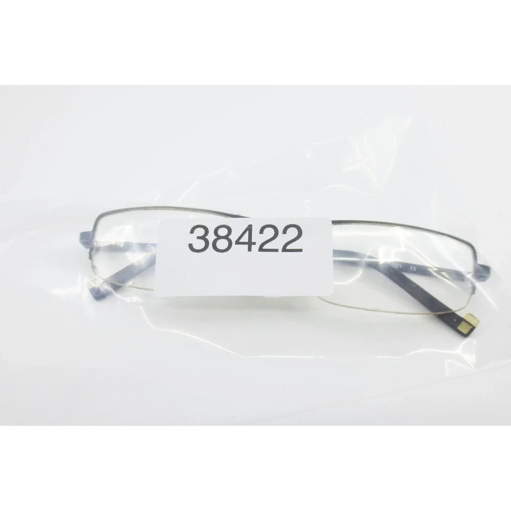 Randy Jackson 1006 Black Semi Rimless Rectangular Eyeglass Frames C.021